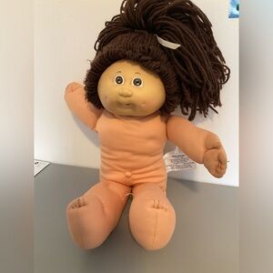 Cabbage Patch Kids Doll 1978 1982 Brown Hair Brown Eyes
